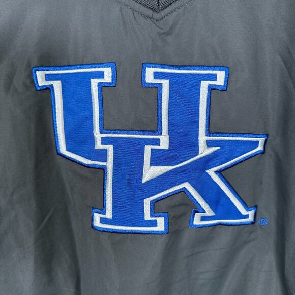 Colosseum Athletics Kentucky Wildcats Pullover Mens XL Windbreaker Grey Vintage - Picture 3 of 8